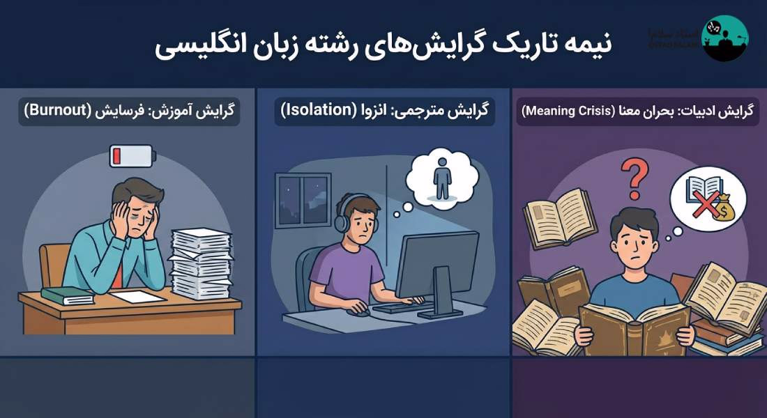 انواع شاخه های رشته زبان انگلیسی