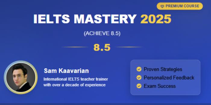 جامع ترین دوره آیلتس همراه با ارائه کد گارانتی نمره برای دستیابی به نمره  هفت تا هشت و نیم