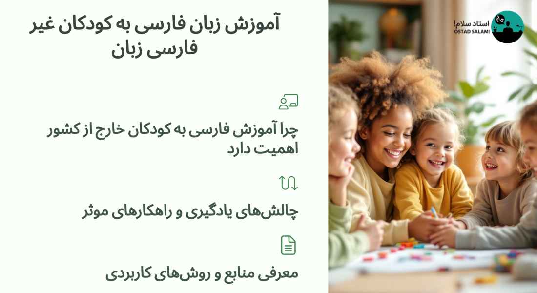 آموزش زبان فارسی به غیرفارسی زبانان و کودکان خارج از کشور